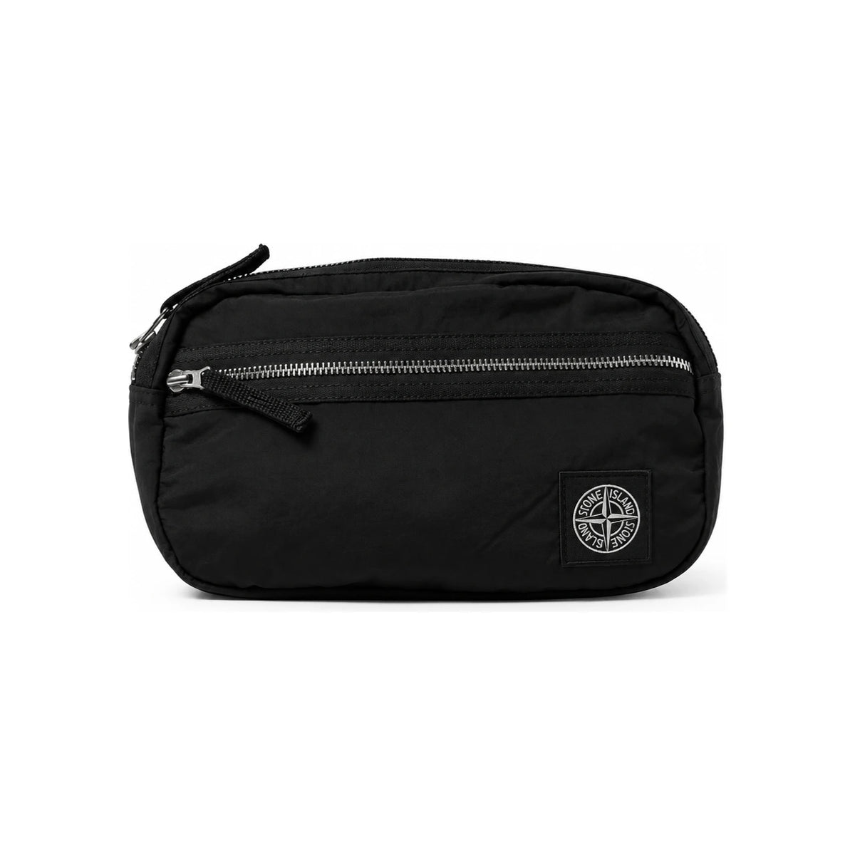 STONE ISLAND Black Nylon Backpack