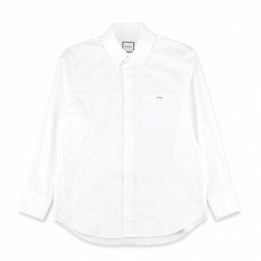 WOOYOUNGMI White Cotton Long-Sleeve Shirt W253SH01 806W