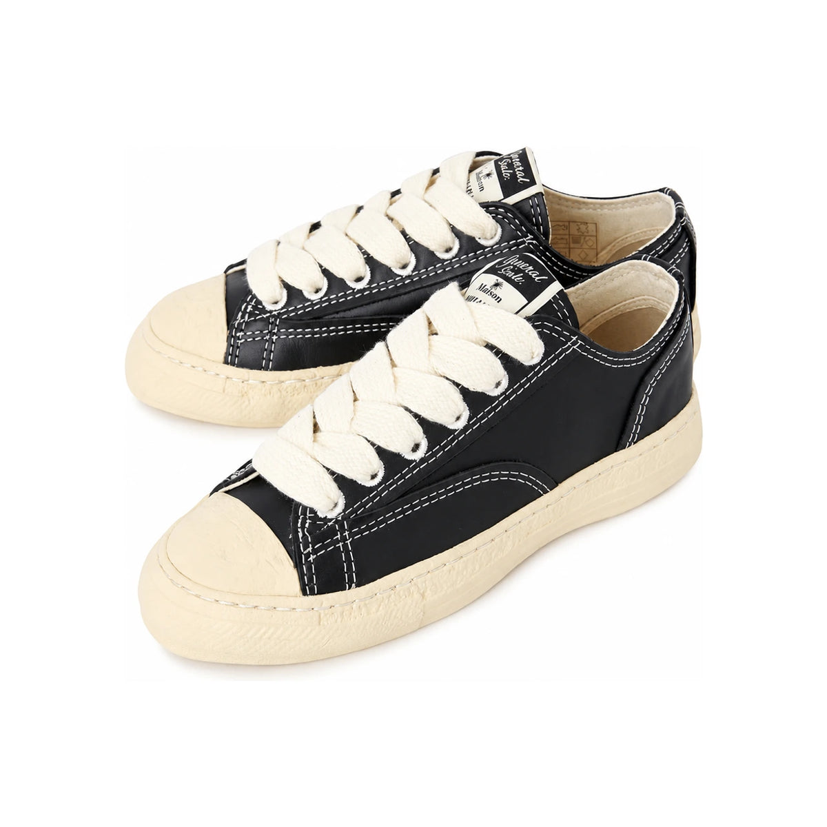 Maison Mihara Yasuhiro Trent Unisex Low-Top Sneakers S14FW714 BLACK