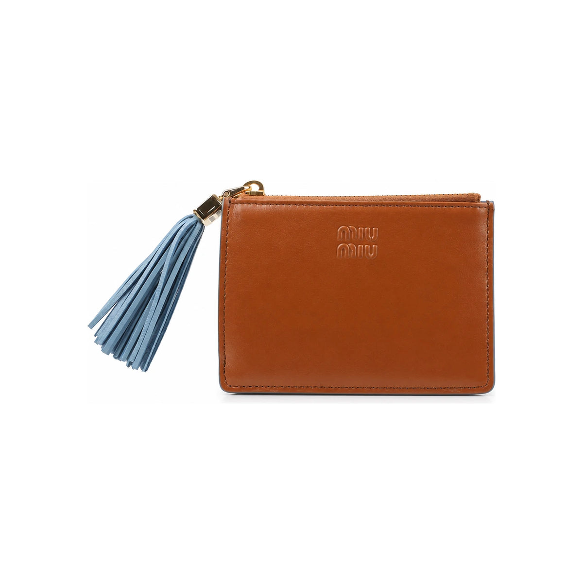 Miu Miu Leather Card Holder Wallet Pink 5MC093 2IDW F0NP5