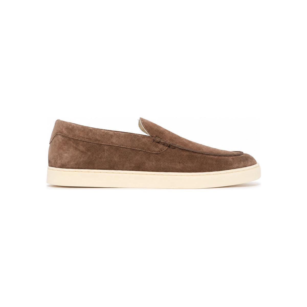 Brunello Cucinelli Suede Loafers with Back Logo Men’s MZUHVSP335 C7959