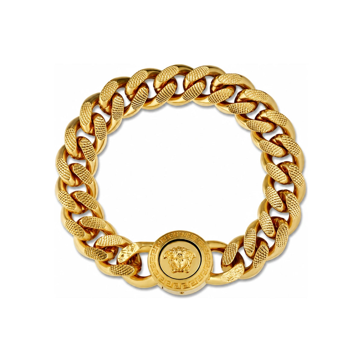 Versace Medusa Gold-Tone Chain Bracelet for Men DG06996 DJMT KOT