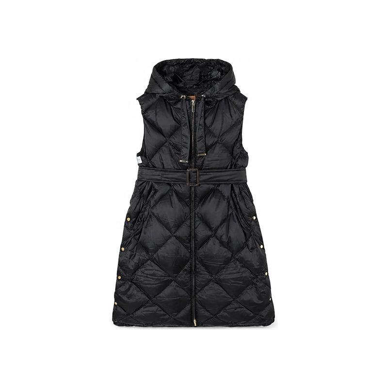 Max Mara Cube TREGIL Goose Down Hooded Vest Black