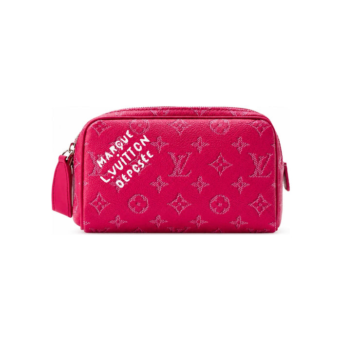 Louis Vuitton Rose Pondicherry Pink Mini Dopp Kit Crossbody Bag