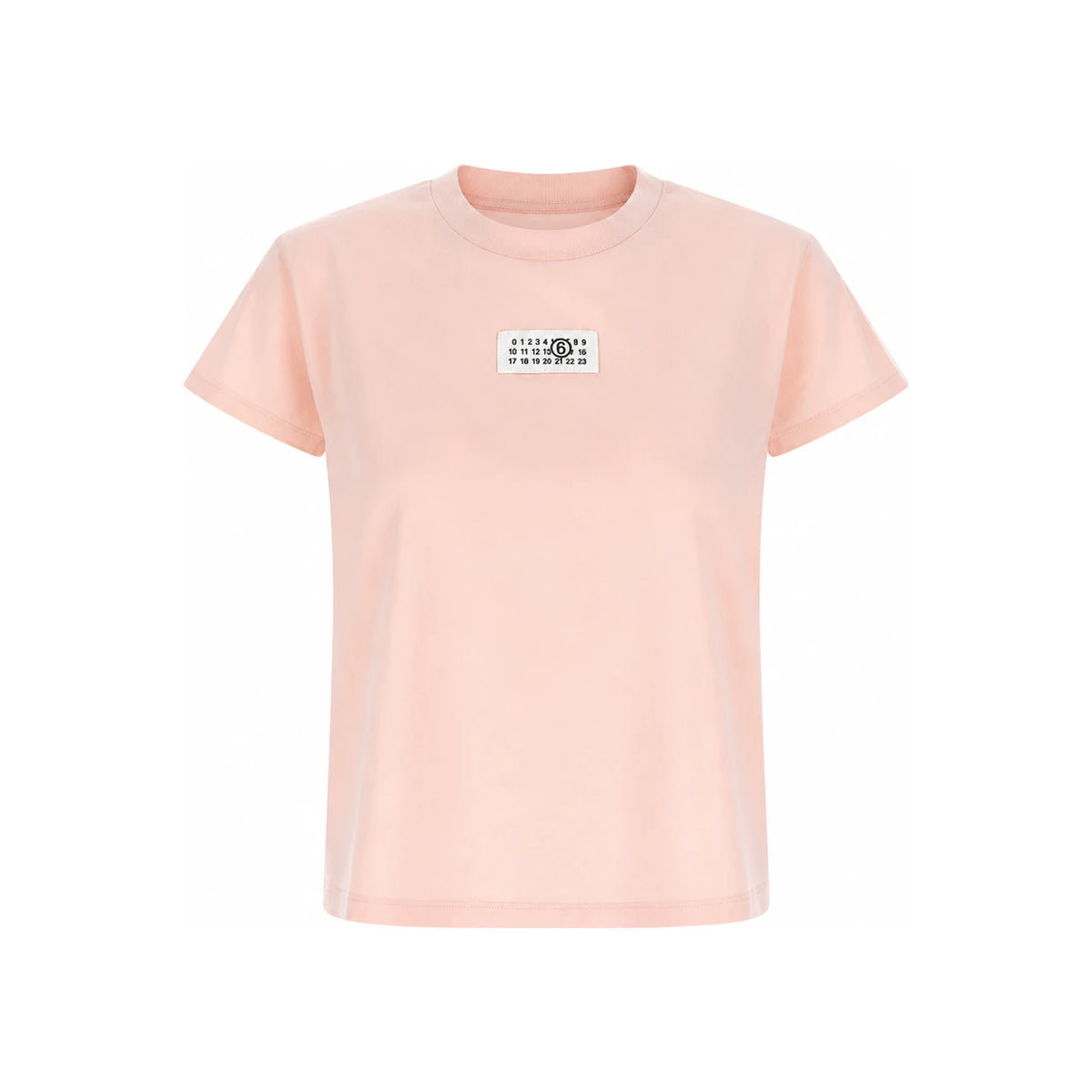 MM6 Pink Short Sleeve Cotton T-Shirt S52GC0326 M20170231