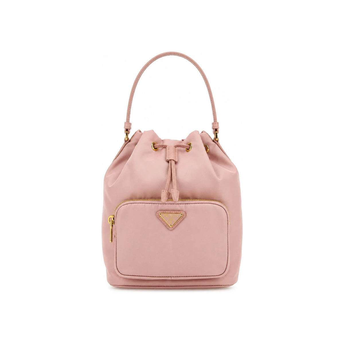 PRADA Leather Tote Shoulder Bag Black