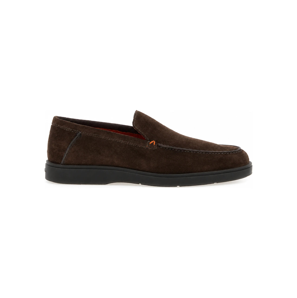 SANTONI Detroit Suede Loafers Men Khaki MGDT 17824