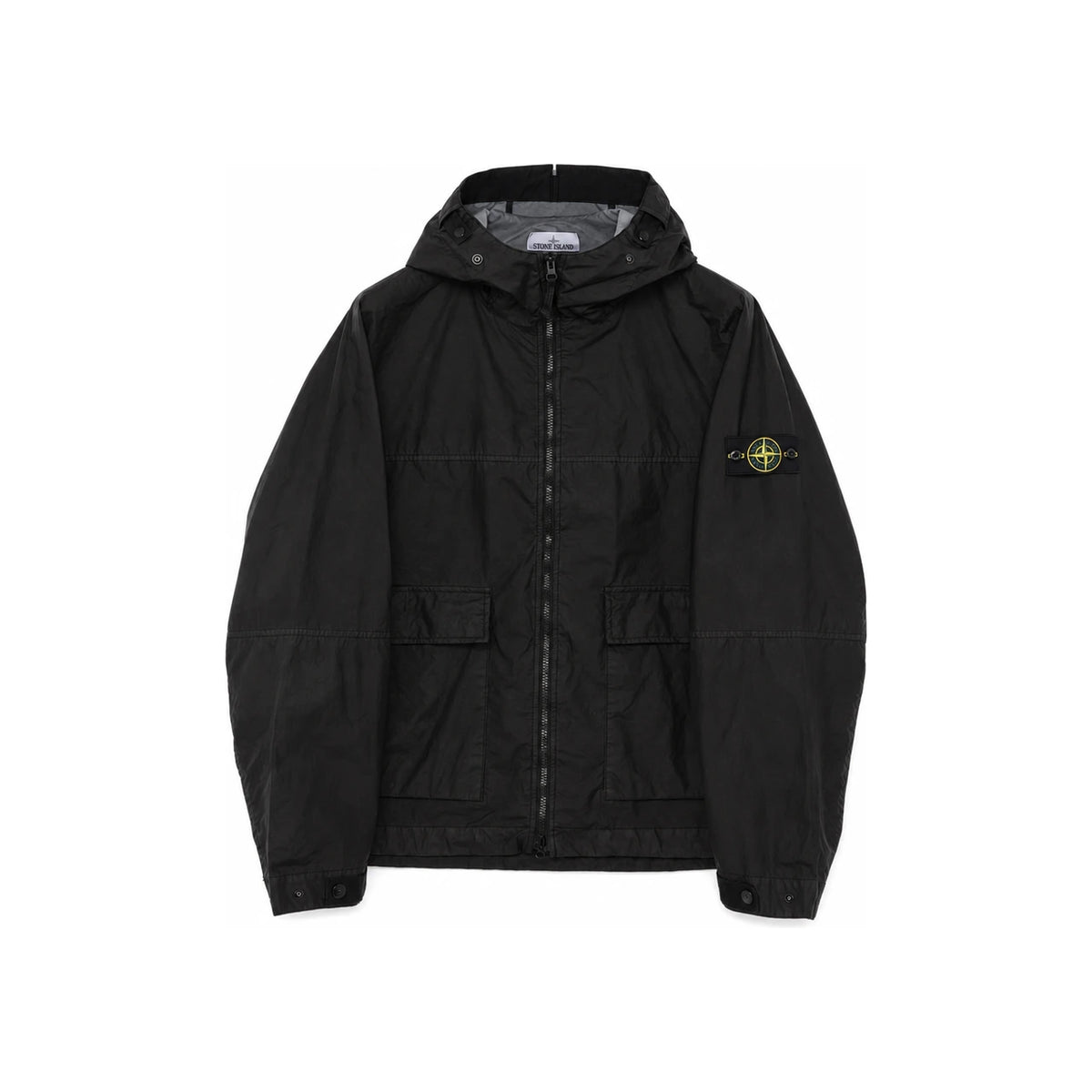 STONE ISLAND Membrana Hooded Men’s Jacket Black