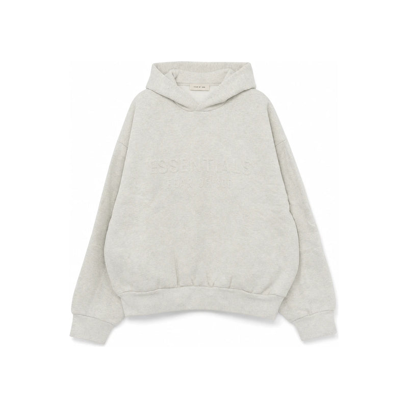 Fear of God Essentials Logo Oatmeal Hooded Sweatshir 192HO256212F OATMEALHEATHER