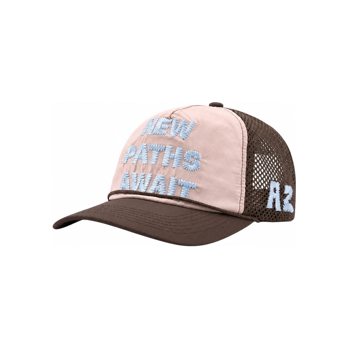 Woods Beige Alex Jono x Woods New Pass Await Trucker Hat Unisex