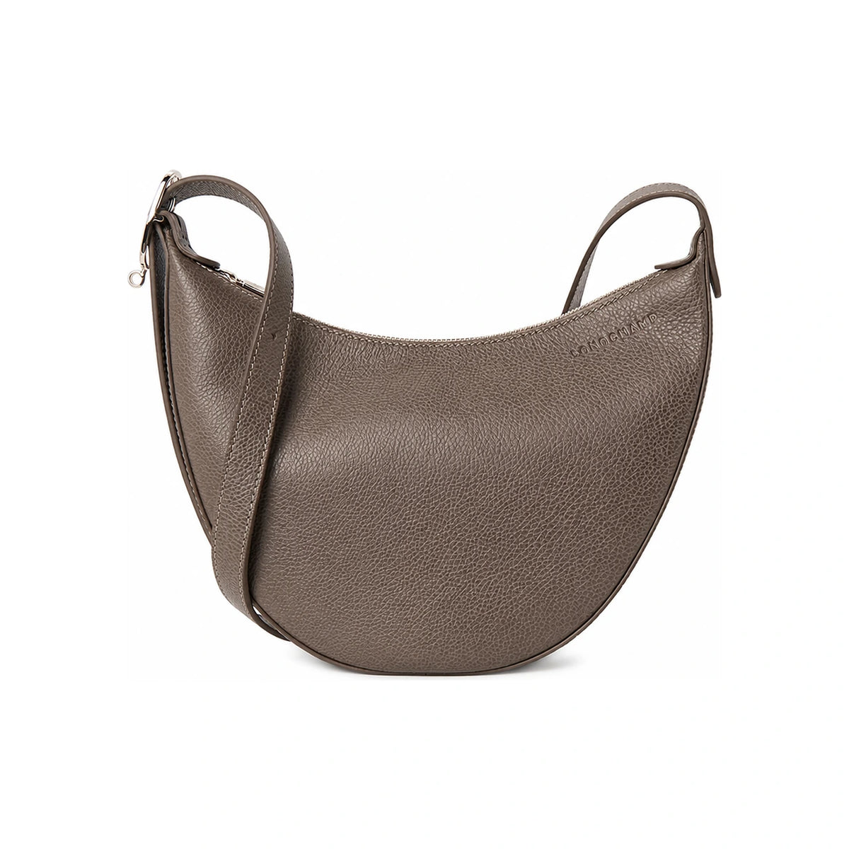 Longchamp Le Pliage Cuir Small Crossbody Bag Black Leather
