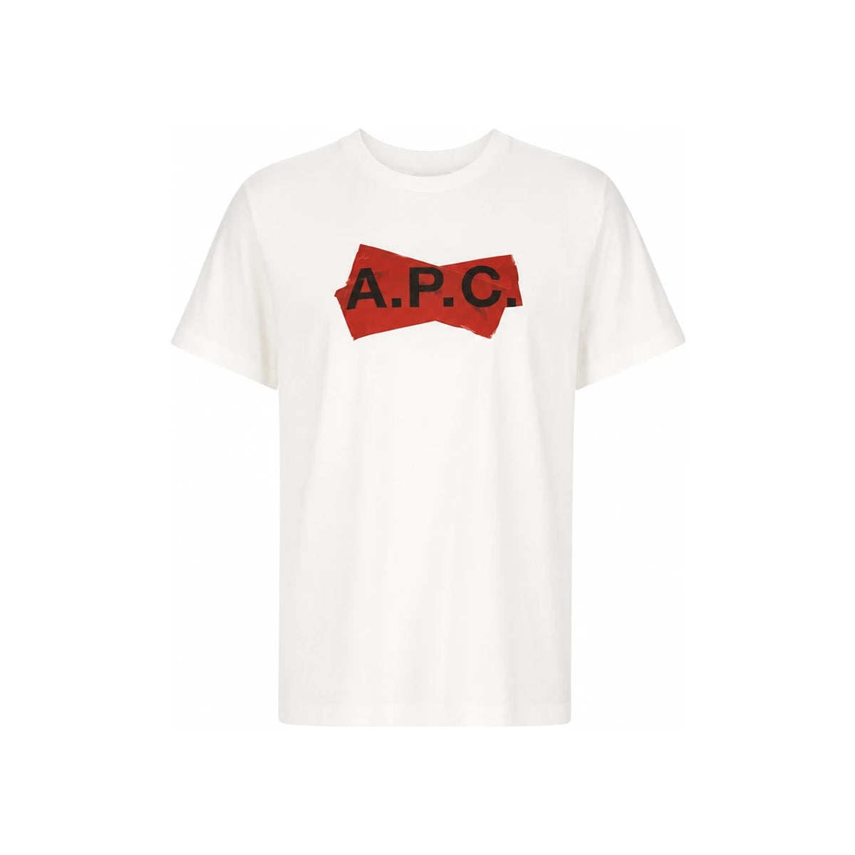A.P.C. Scotch Logo T-Shirt White M26457 AAB