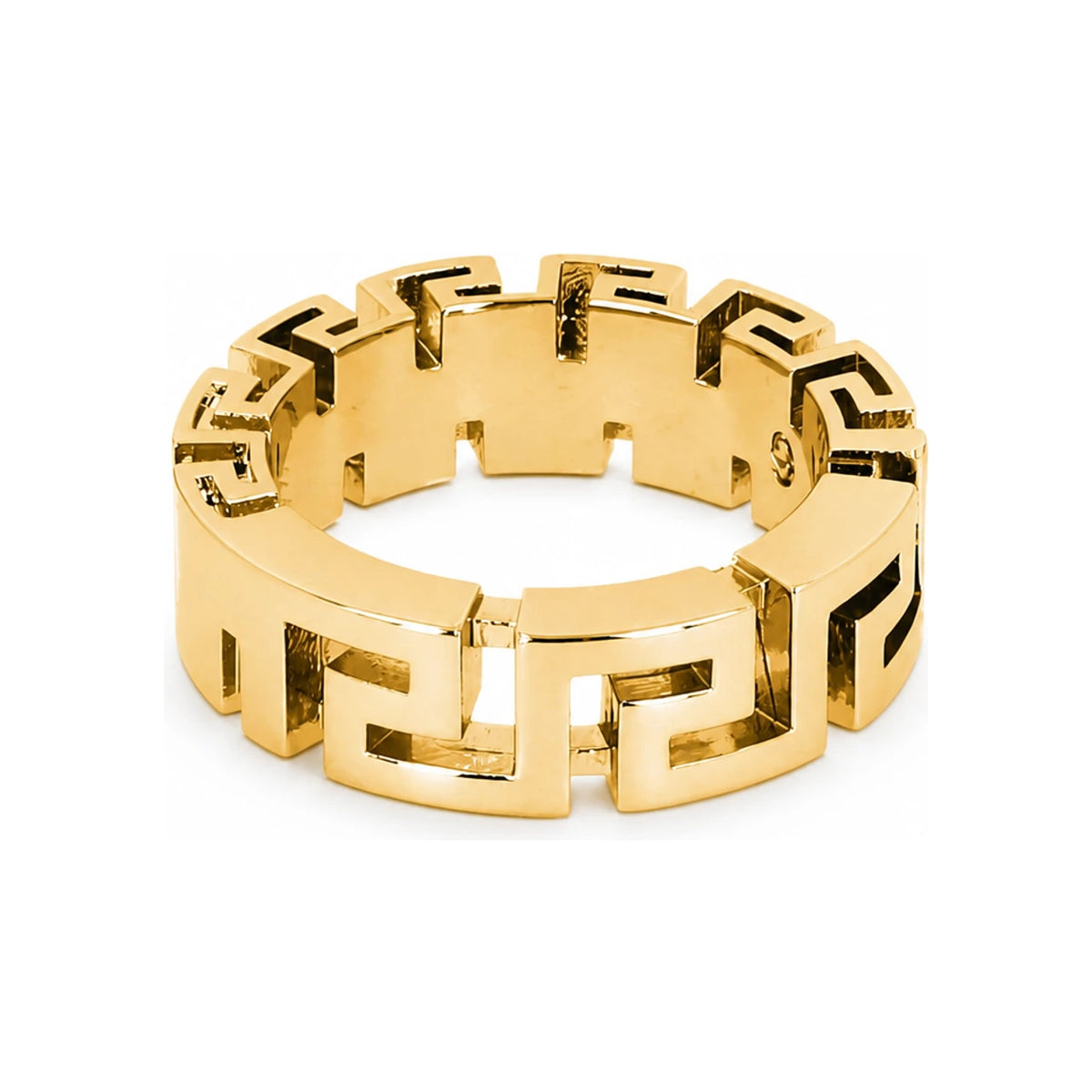 Versace Greca Ring Gold-Tone Women’s Jewelry
