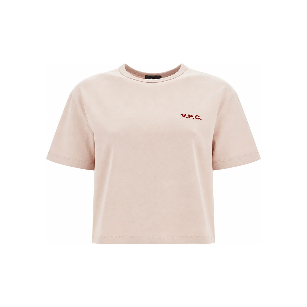 A.P.C. Boxy PETIT VPC Logo T-Shirt Women’s Ivory Cotton
