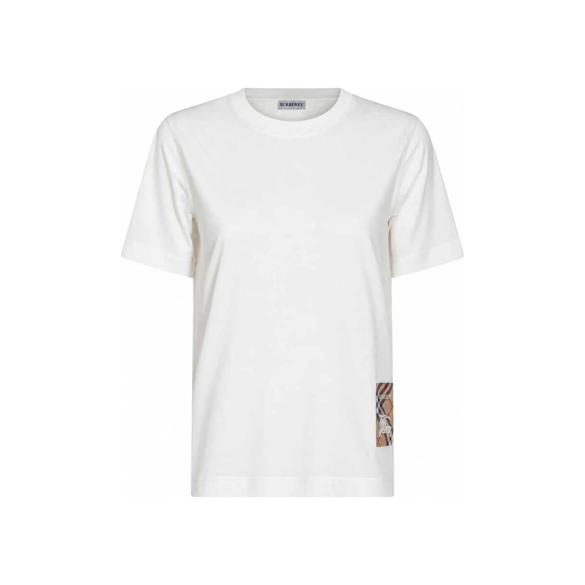 BURBERRY Black Cotton Short Sleeve T-Shirt