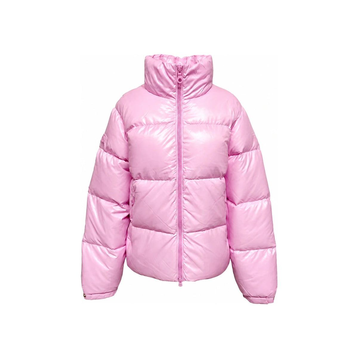 Duvetica DIMA D Logo Patch Puffer Jacket Rosachiaro Pink VDDJ11546K0001 PKL
