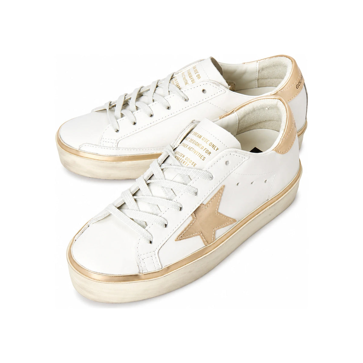 GOLDEN GOOSE Hi Star Leather Low-Top Sneakers for Women GWF00118 F008128 10961
