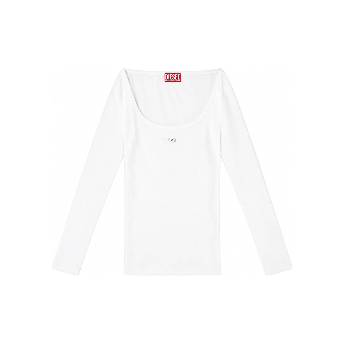 DIESEL Short Sleeve T-Shirt Cotton Crewneck Black Women’s