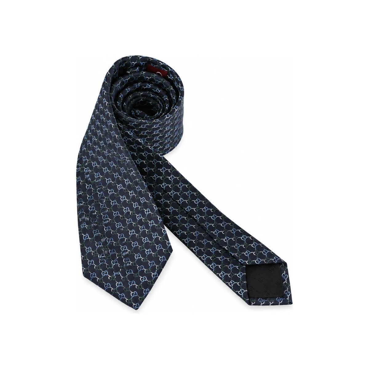 GUCCI Silk Tie Navy Men’s Accessory