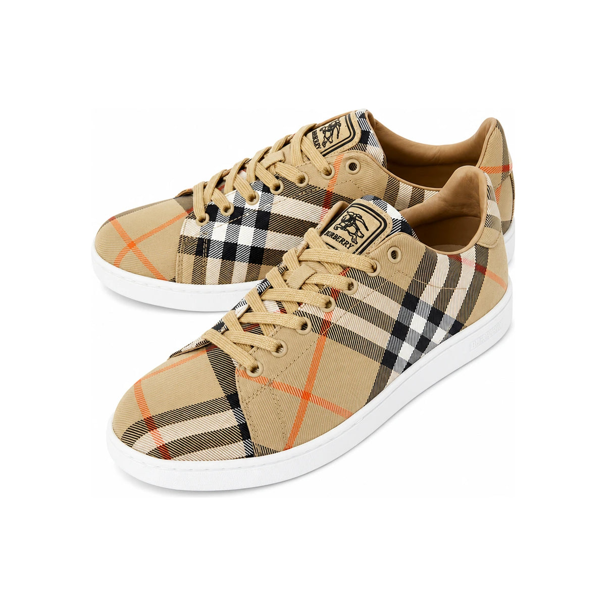 BURBERRY Leather Low-Top Sneakers for Men
