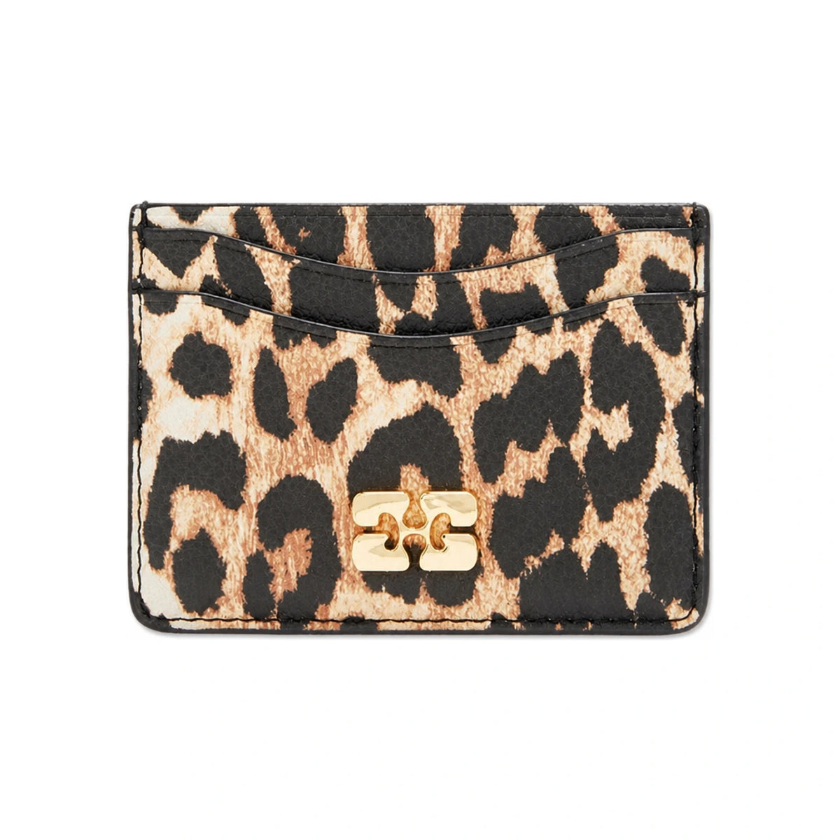 GANNI Women’s Leopard-Print Faux Leather Card Holder B3010076 859