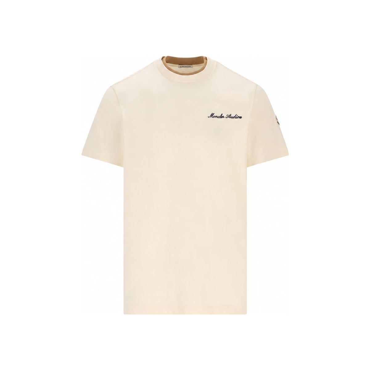 Moncler Logo Embroidered Cotton T-Shirt for Men 8C00015 89AYY 060