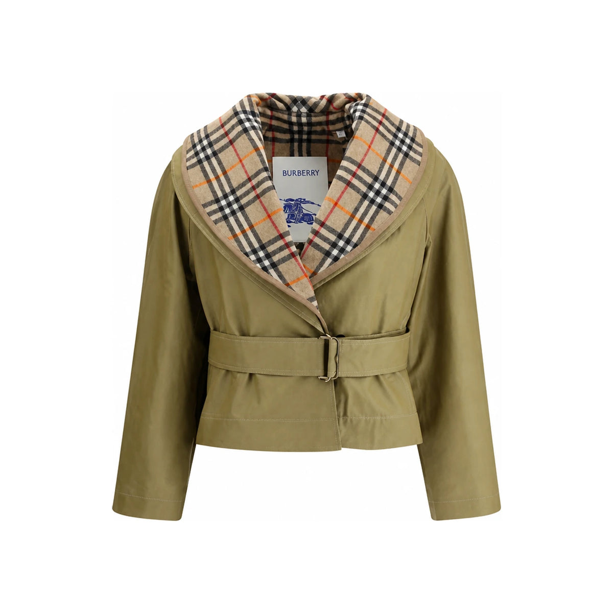 BURBERRY Black Wool Blend Tailored Jacket