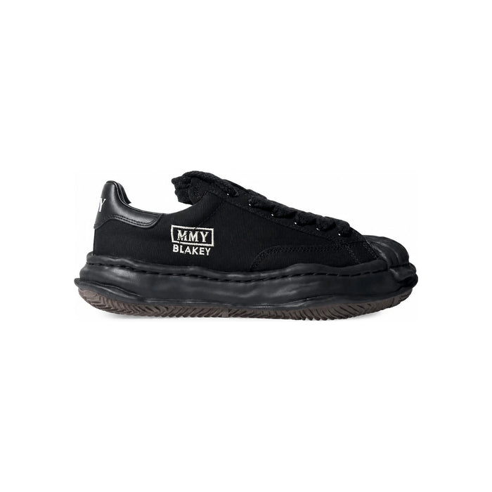 Maison Mihara Yasuhiro Black Canvas Blakey Low Top OG Sole Sneakers