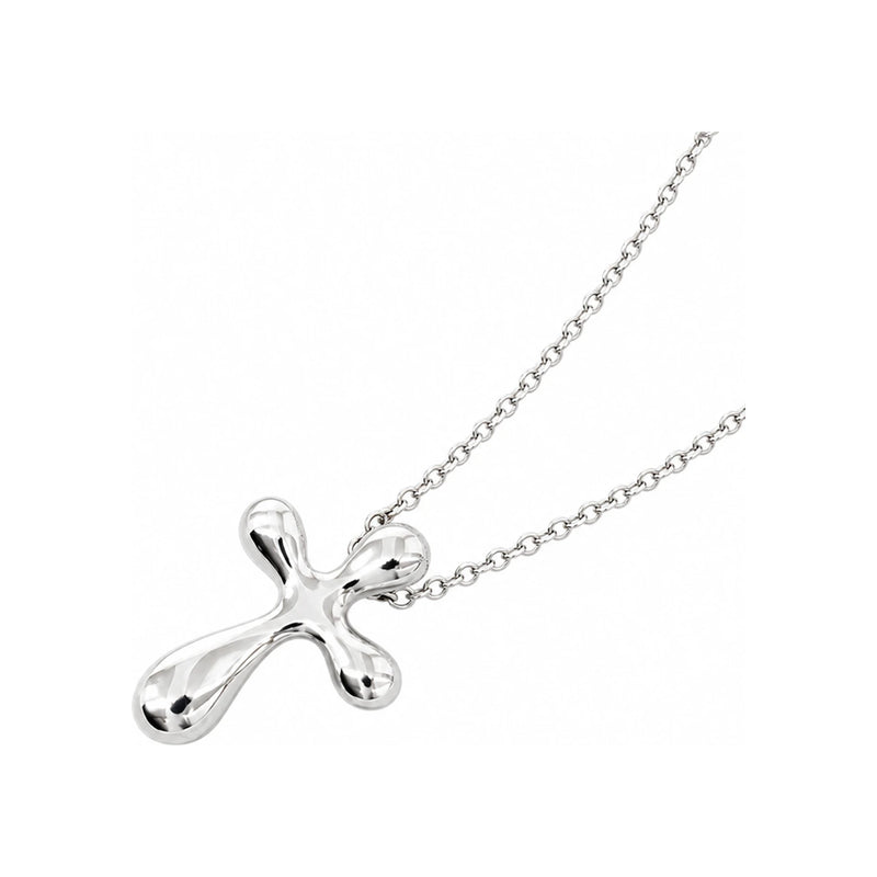 Tiffany & Co 925 Sterling Silver Cross Pendant Necklace 92 5