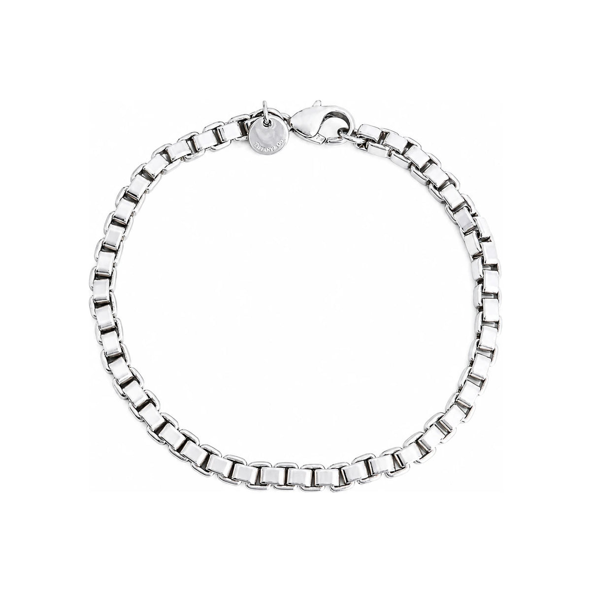 Tiffany & Co 925 Sterling Silver Venetian Link Bracelet 92 5