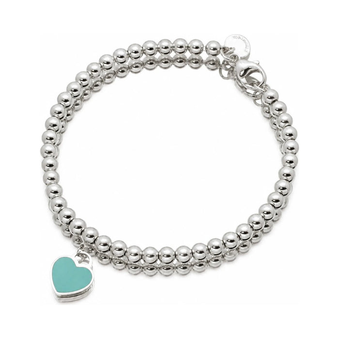 Tiffany & Co 925 Return to Tiffany Blue Heart Bracelet