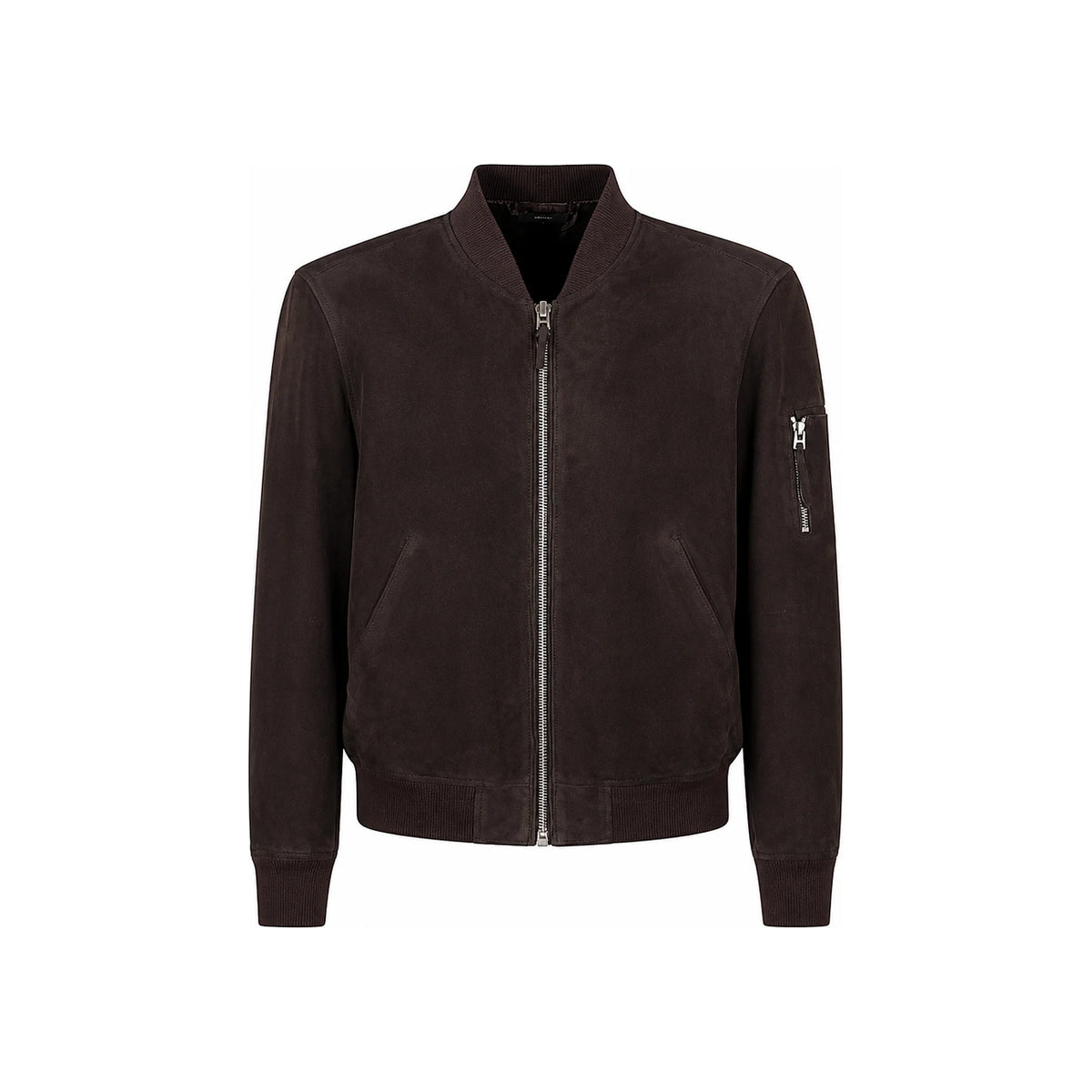 TOM FORD Chocolate Torte Suede Leather Bomber Zip Jacket LBS087 LMS027 ECJ