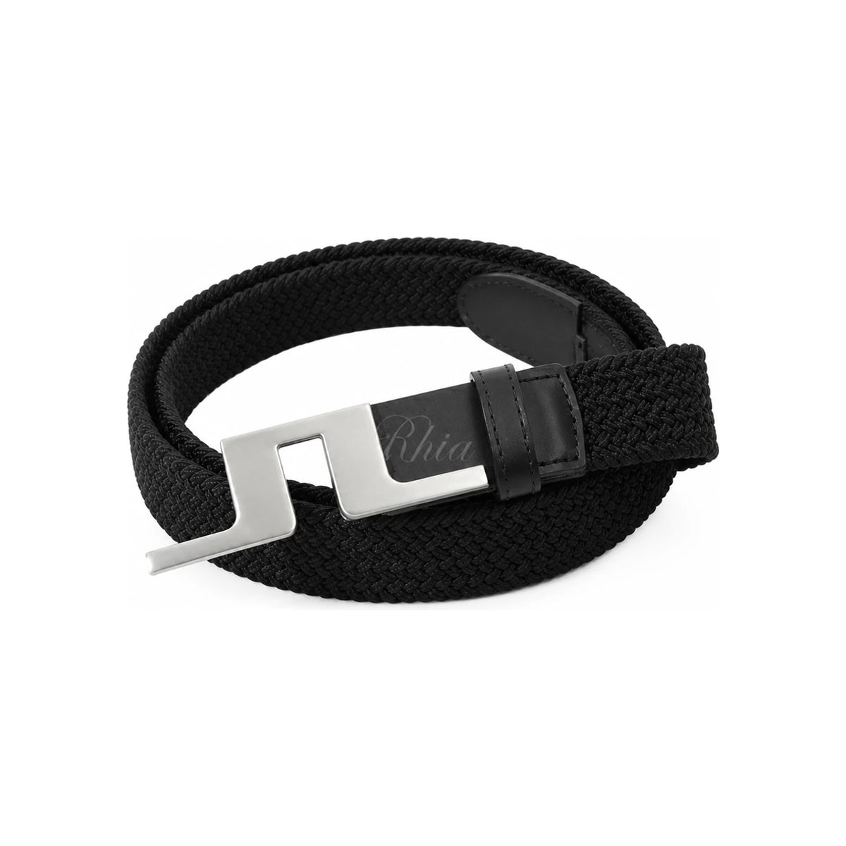 J LINDEBERG Leather Belt GWAC135769999 BLACK DOM