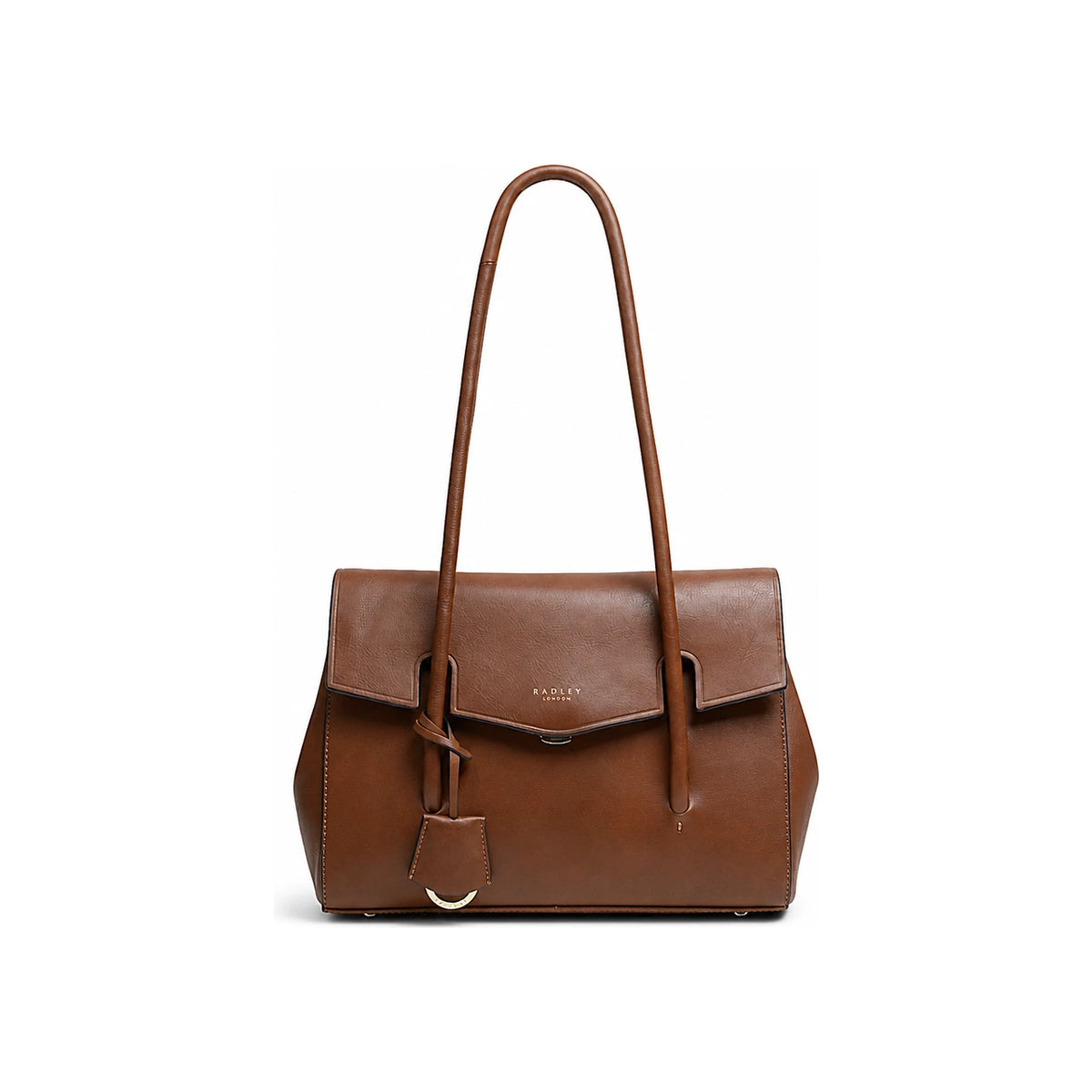 RADLEY LONDON Apsley Road Medium Flapover Tote Bag Tan