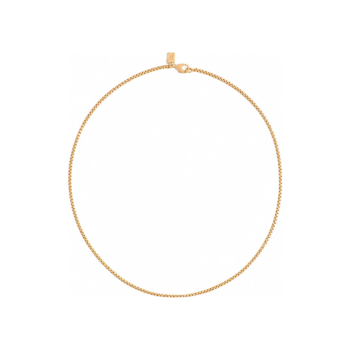 CRYSTAL HAZE Plastalina Chain Necklace Salt Caramel