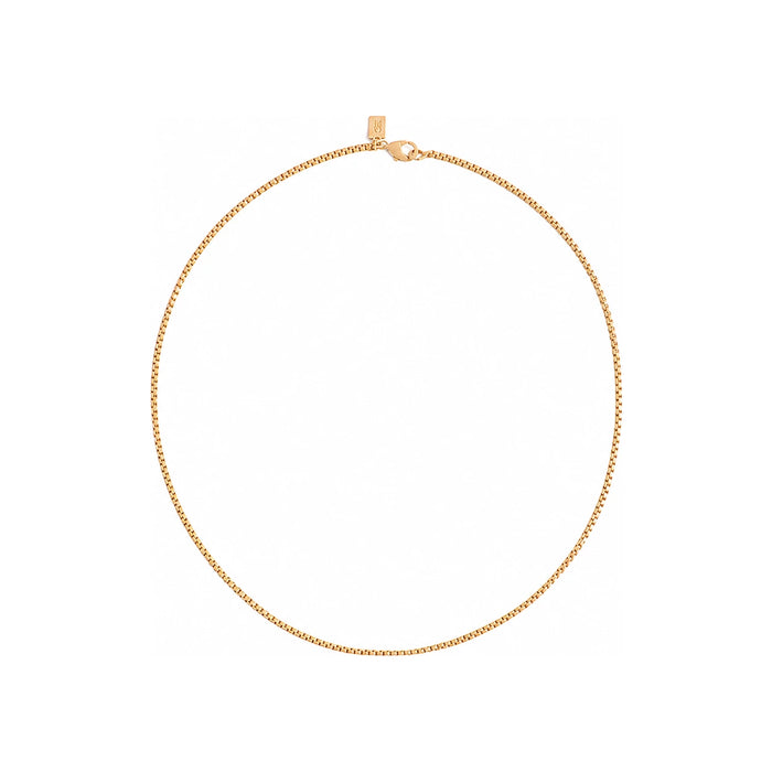 CRYSTAL HAZE Plastalina Chain Necklace Salt Caramel