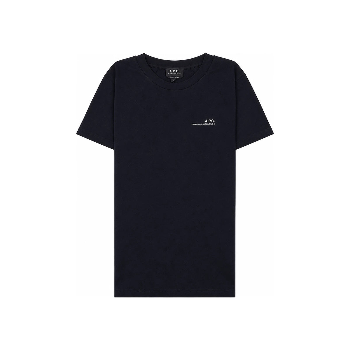 A.P.C. Black Short Sleeve Item Logo T-Shirt COFBTF26012 LZZ