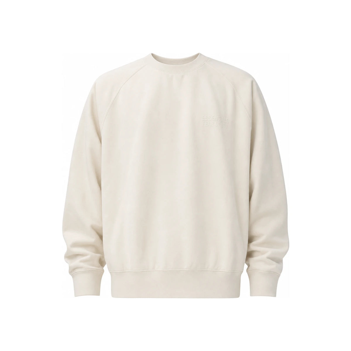 Fear of God Essentials Eggshell Fleece Unisex Crewneck Sweatshirt 192SU222 040