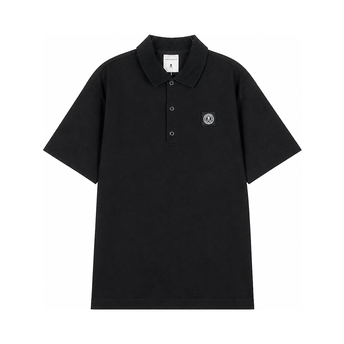 MARK&LONA Men's Black Polo Shirt MLM 3A AP04
