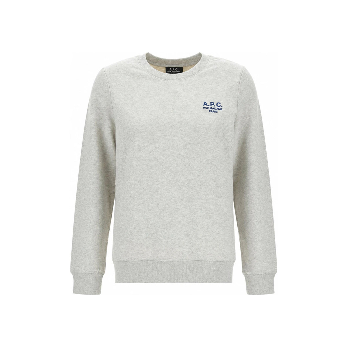 A.P.C. Sky Blue Logo Embroidered Sweatshirt