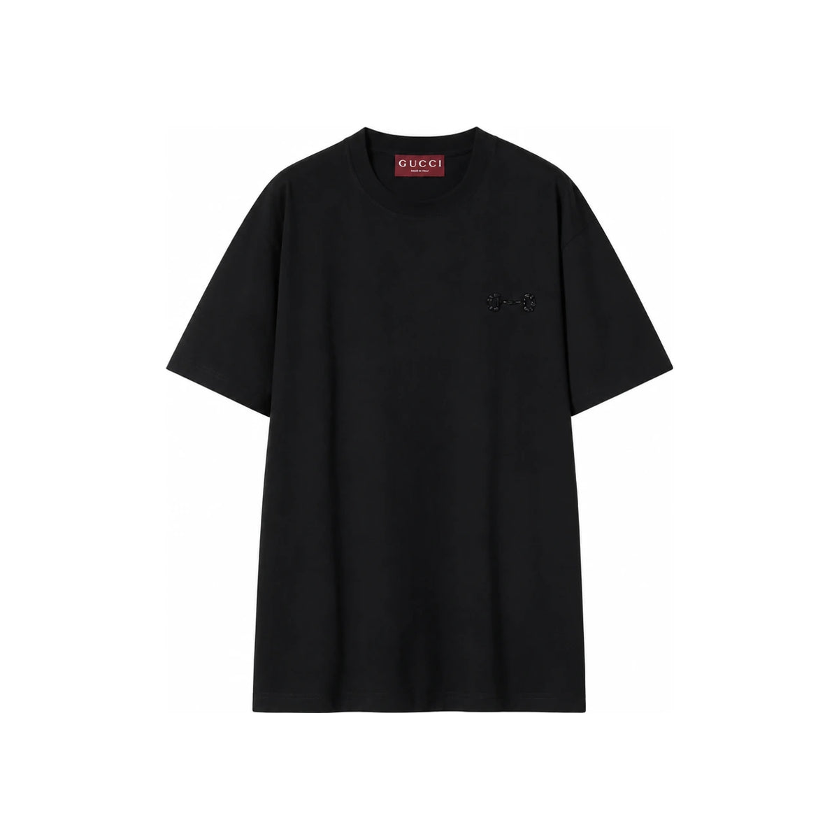 GUCCI Horsebit Embroidered Cotton Jersey T-Shirt