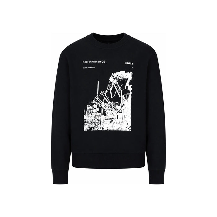 OFF WHITE 19FW Slim Fit Sweatshirt Men's Tee OMBA025F19E30013