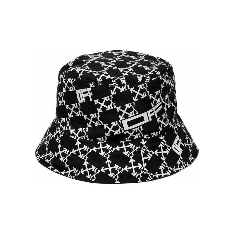 OFF WHITE Arrow Reversible Bucket Hat OMLA033S22FAB001
