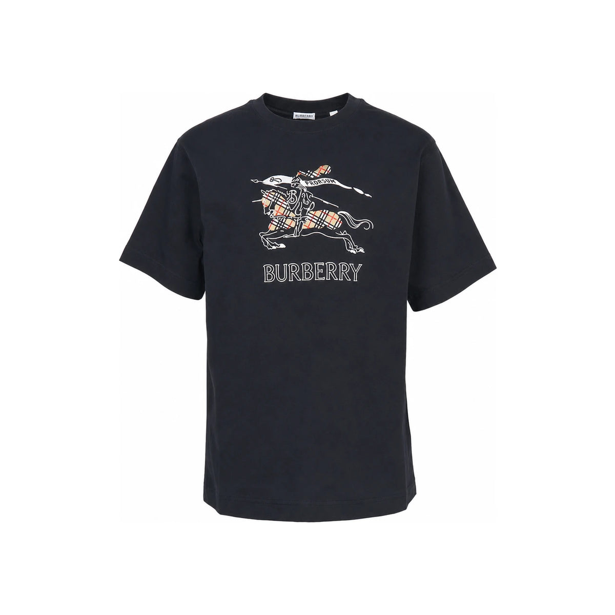 BURBERRY EKD Sketch Black Cotton Short-Sleeve T-Shirt