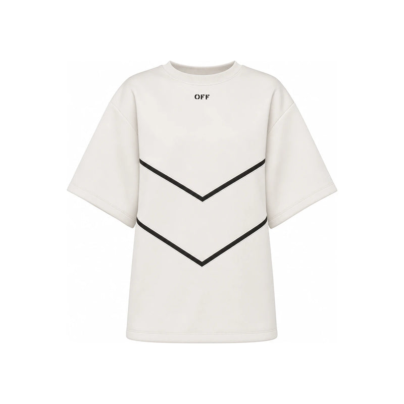 OFF WHITE Women's Oversized Short Sleeve T-Shirt OWAA069F19F850524810