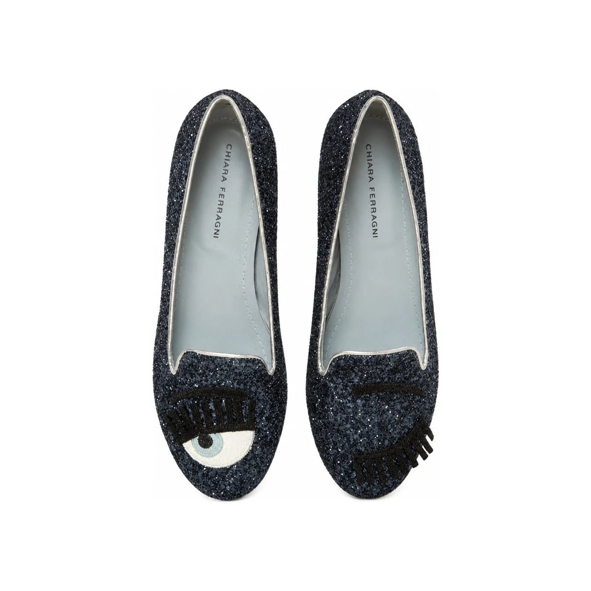 Chiara Ferragni Flirting Glitter Loafers