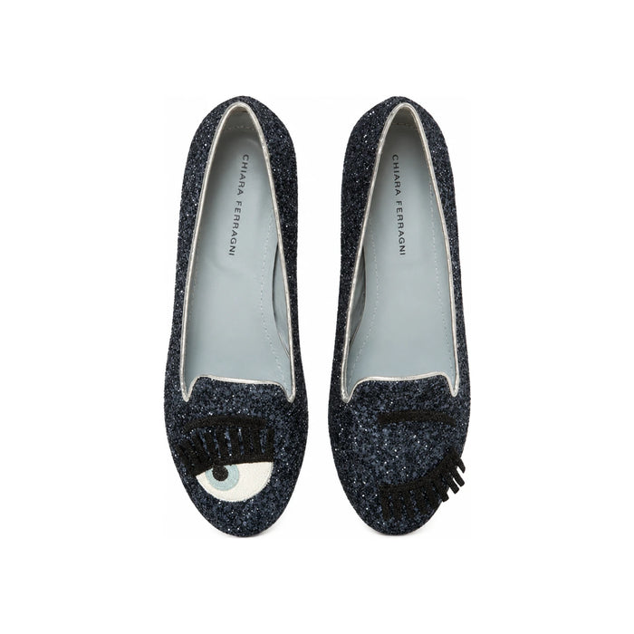 Chiara Ferragni Flirting Glitter Loafers