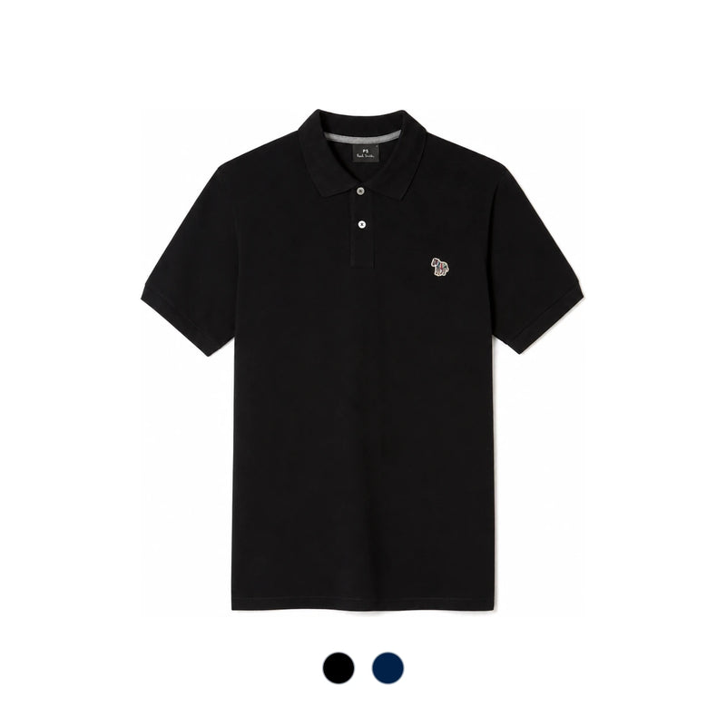 Paul Smith Zebra Logo Men's Short Sleeve Polo Shirt M2R 183R AZEBRA