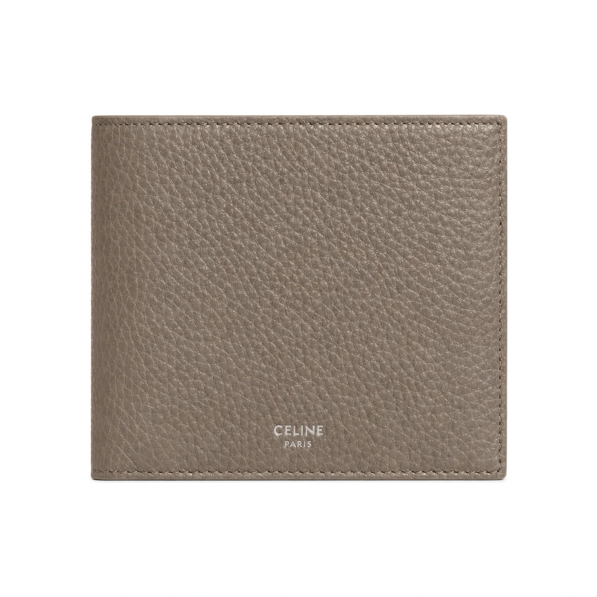 CELINE Bifold Leather Wallet for Men Black