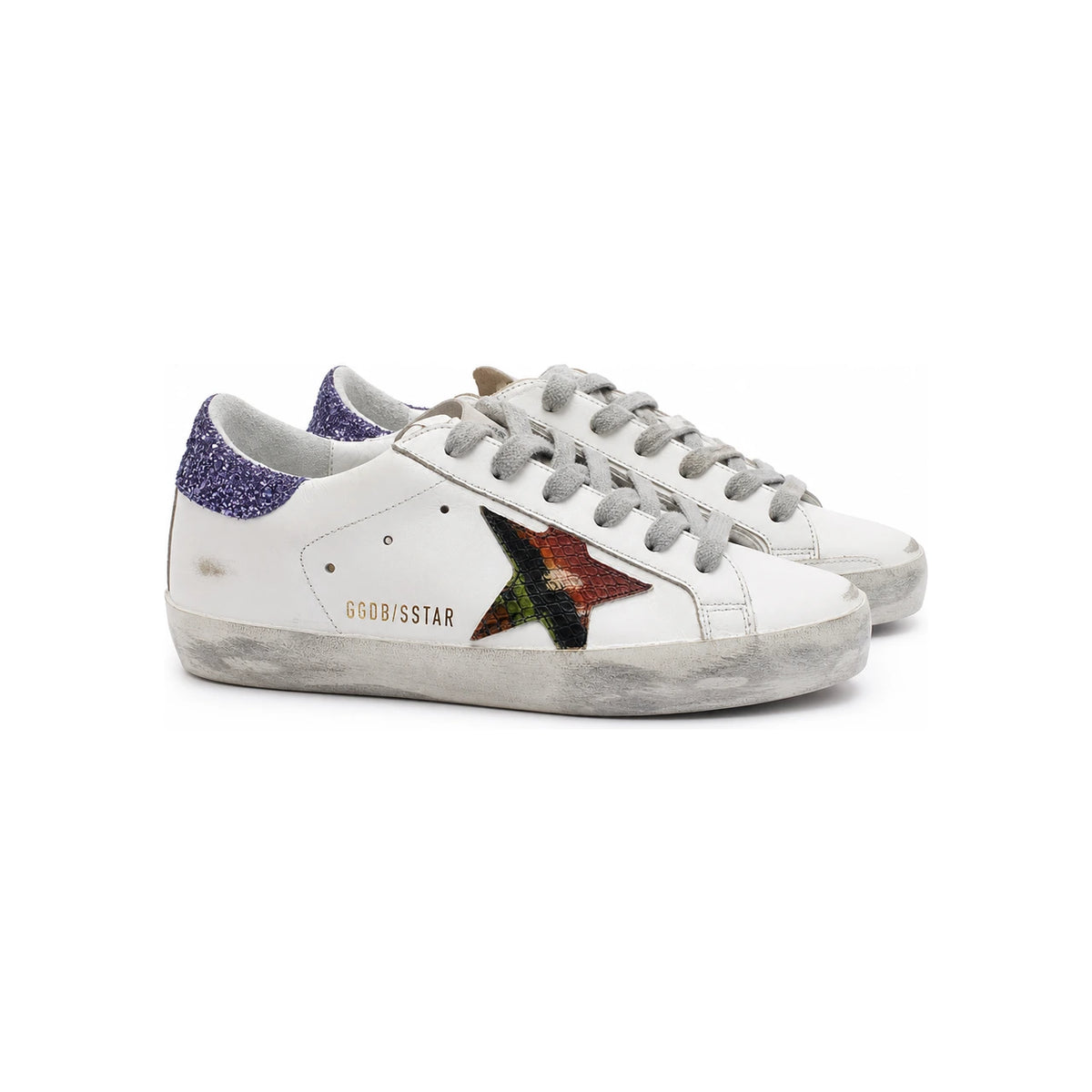 GOLDEN GOOSE Superstar Glitter Low-Top Sneakers Women